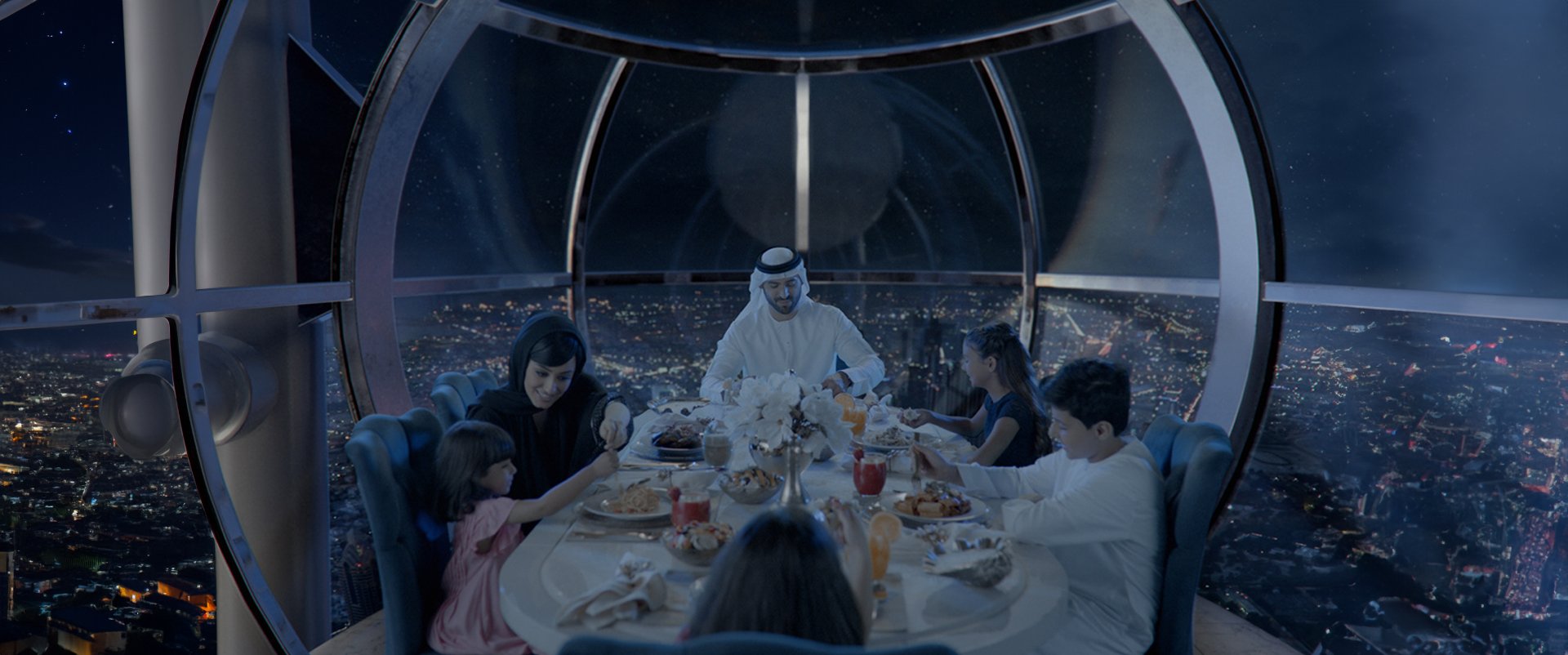 Tomorrow's utopica, Dubai TV Identity 2018 3D enviroment build