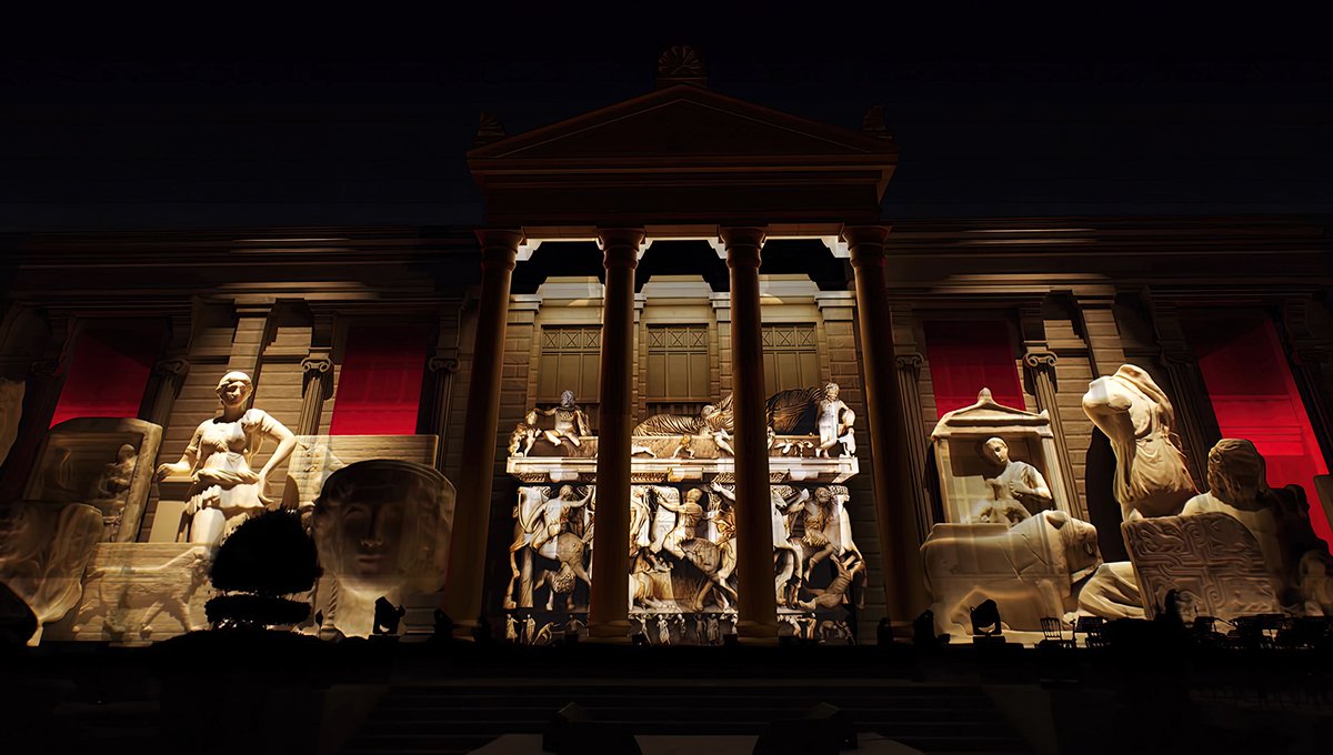 Istanbul Archeology Museum 3D Mapping Projection