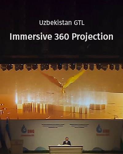 Uzbekistan GTL & Shurtan GCC: Leo Production's 360-Degree Projection Masterpiece