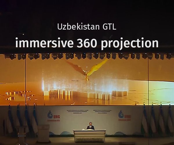 Uzbekistan GTL & Shurtan GCC: Leo Production's 360-Degree Projection Masterpiece